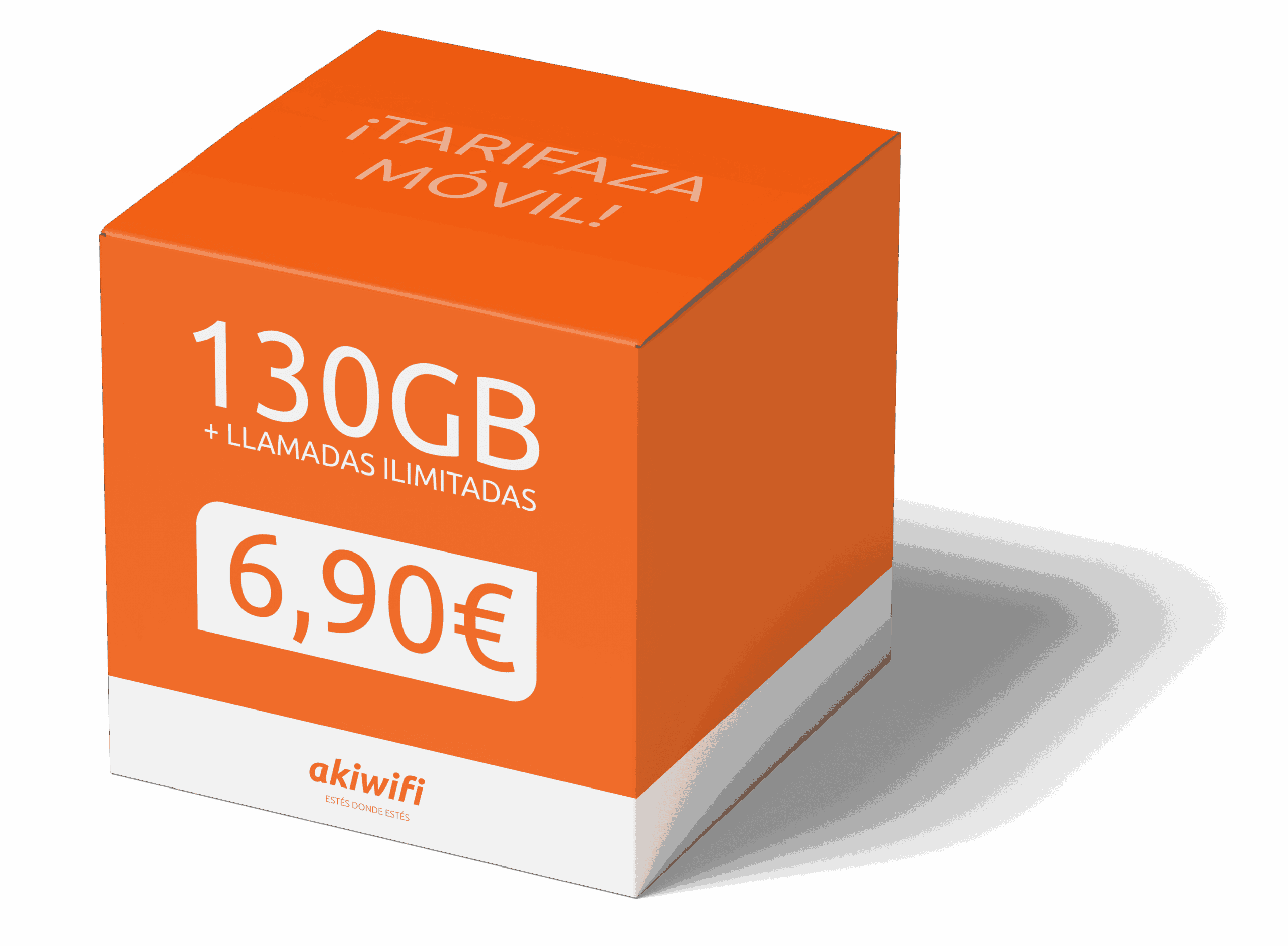 linea movil 130GB por 6,90€ tarifa móvil akiwifi 130GB de datos con llamadas ilimitadas
